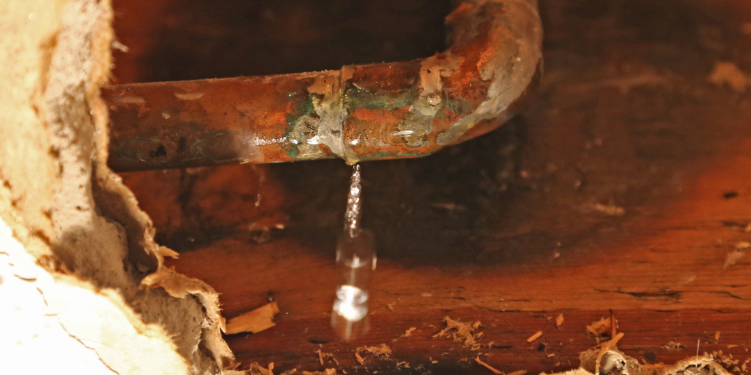 leaking pipes